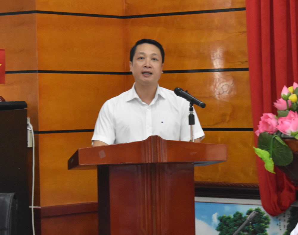 Chánh Thanh tra Bộ GD&ĐT Nguyễn Đức Cường phát biểu khai mạc Tọa đàm